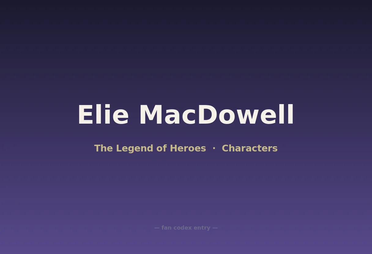 Elie MacDowell